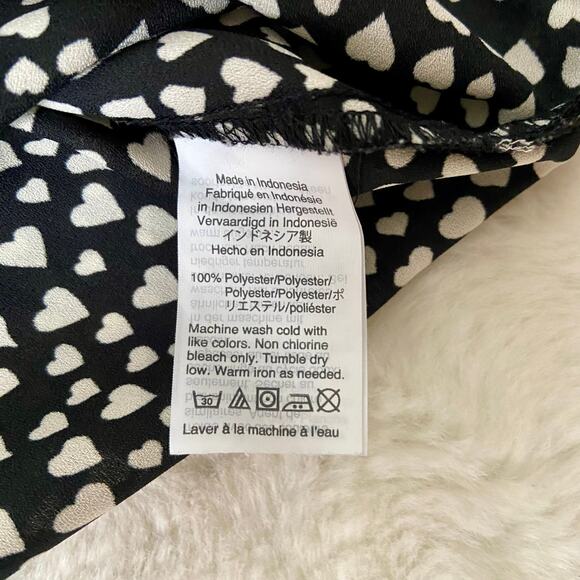 J. Crew Hearts Print Blouse - Picture 3 of 5